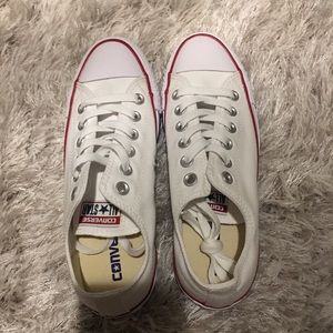 White Low Top Converse
